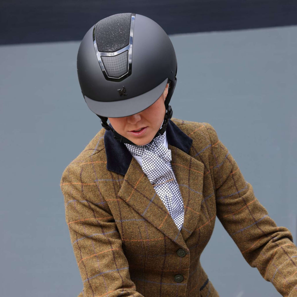 Aubrion by Shires Chaqueta de Competición Saratoga Marron Roble Check