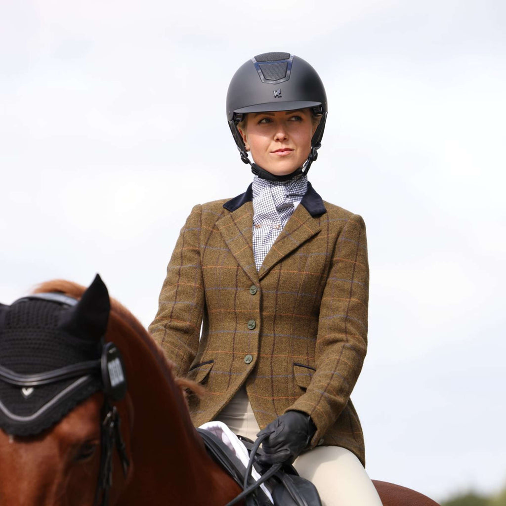 Aubrion by Shires Chaqueta de Competición Saratoga Marron Roble Check