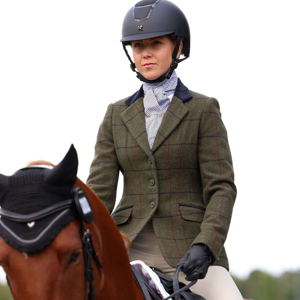 Aubrion by Shires Chaqueta de Competición Saratoga Spruce Verde Check