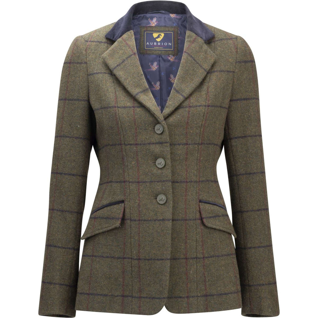 Aubrion by Shires Chaqueta de Competición Saratoga Spruce Verde Check