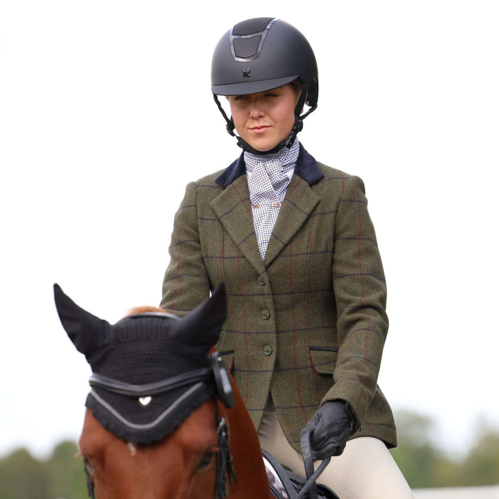 Aubrion by Shires Chaqueta de Competición Saratoga Spruce Verde Check