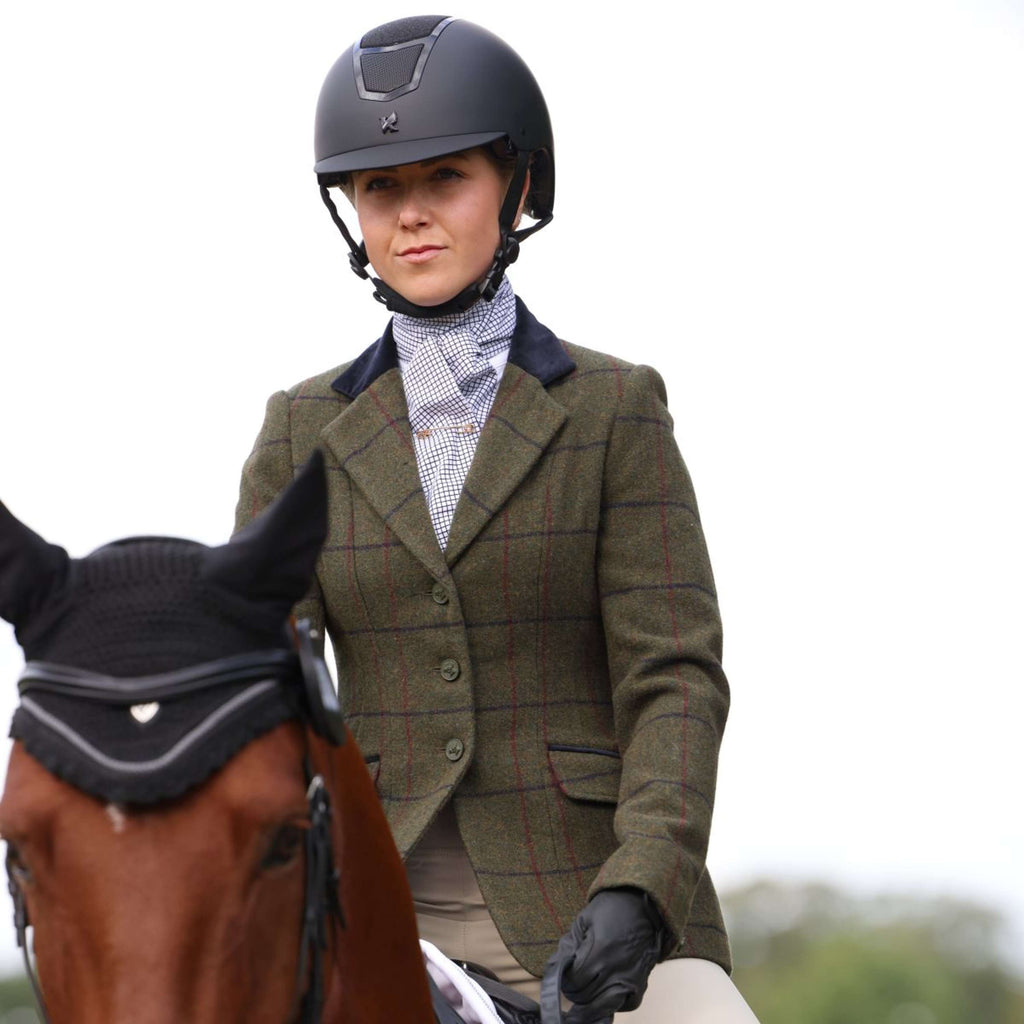 Aubrion by Shires Chaqueta de Competición Saratoga Spruce Verde Check