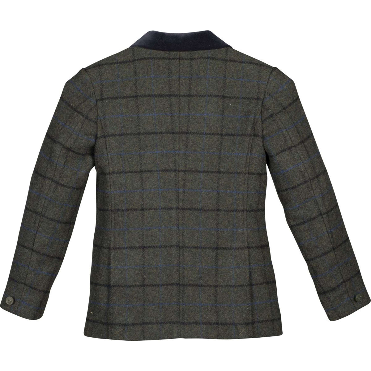 Aubrion by Shires Chaqueta de Competición Saratoga Niños Verde Oscuro Check