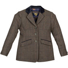 Aubrion by Shires Chaqueta de Competición Saratoga Niños Verde Check