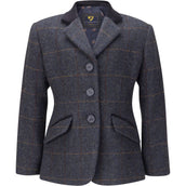Aubrion by Shires Chaqueta de Competición Saratoga Niños Juniper Navy Check
