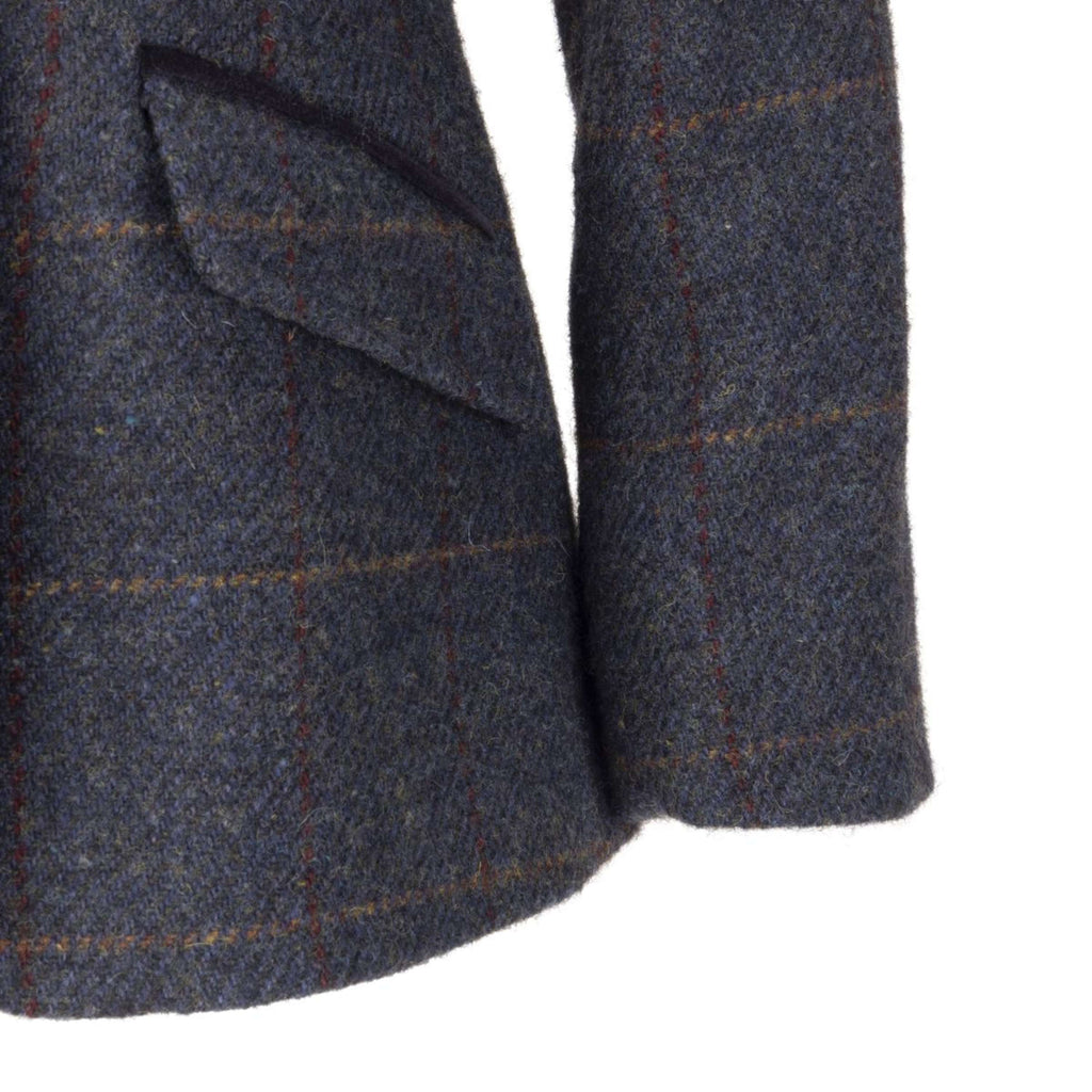 Aubrion by Shires Chaqueta de Competición Saratoga Niños Juniper Navy Check