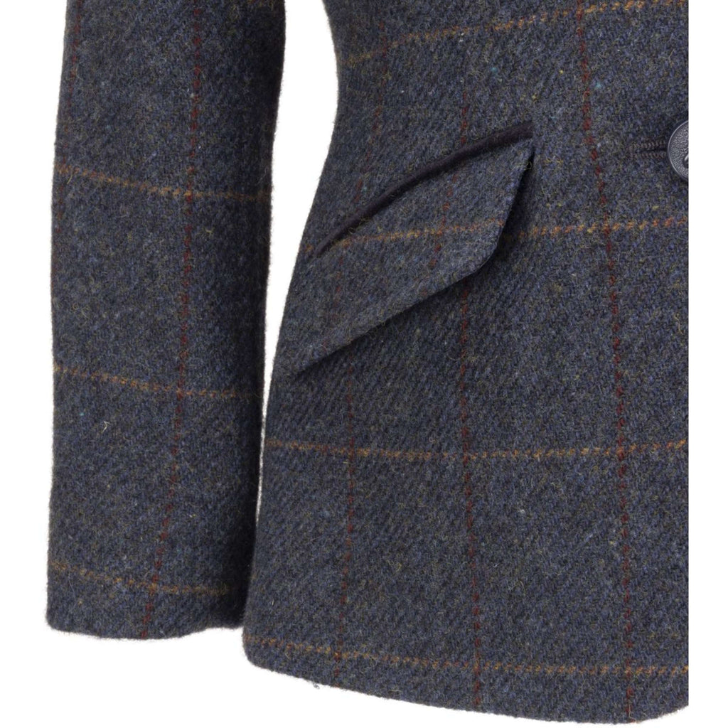 Aubrion by Shires Chaqueta de Competición Saratoga Niños Juniper Navy Check