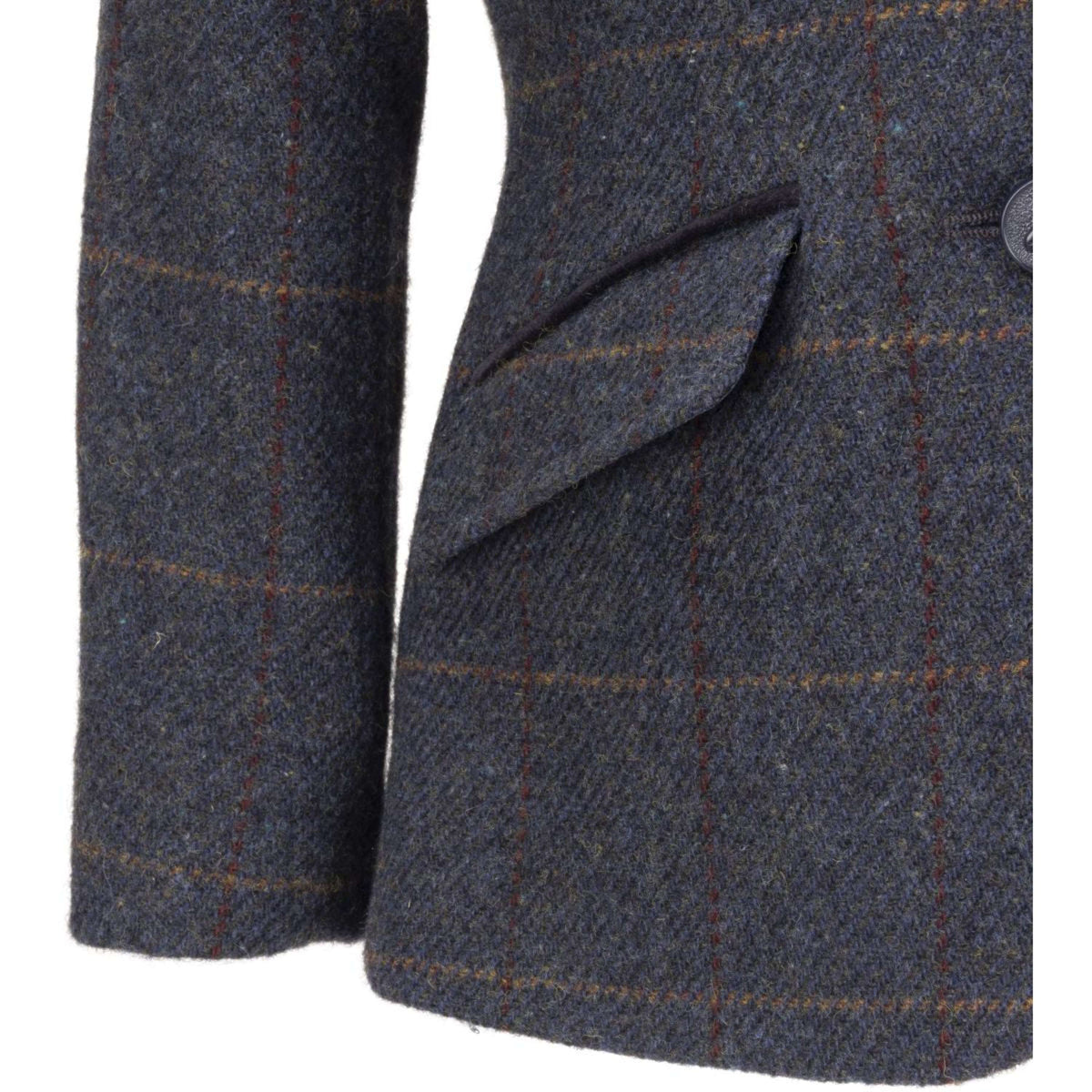 Aubrion by Shires Chaqueta de Competición Saratoga Niños Juniper Navy Check