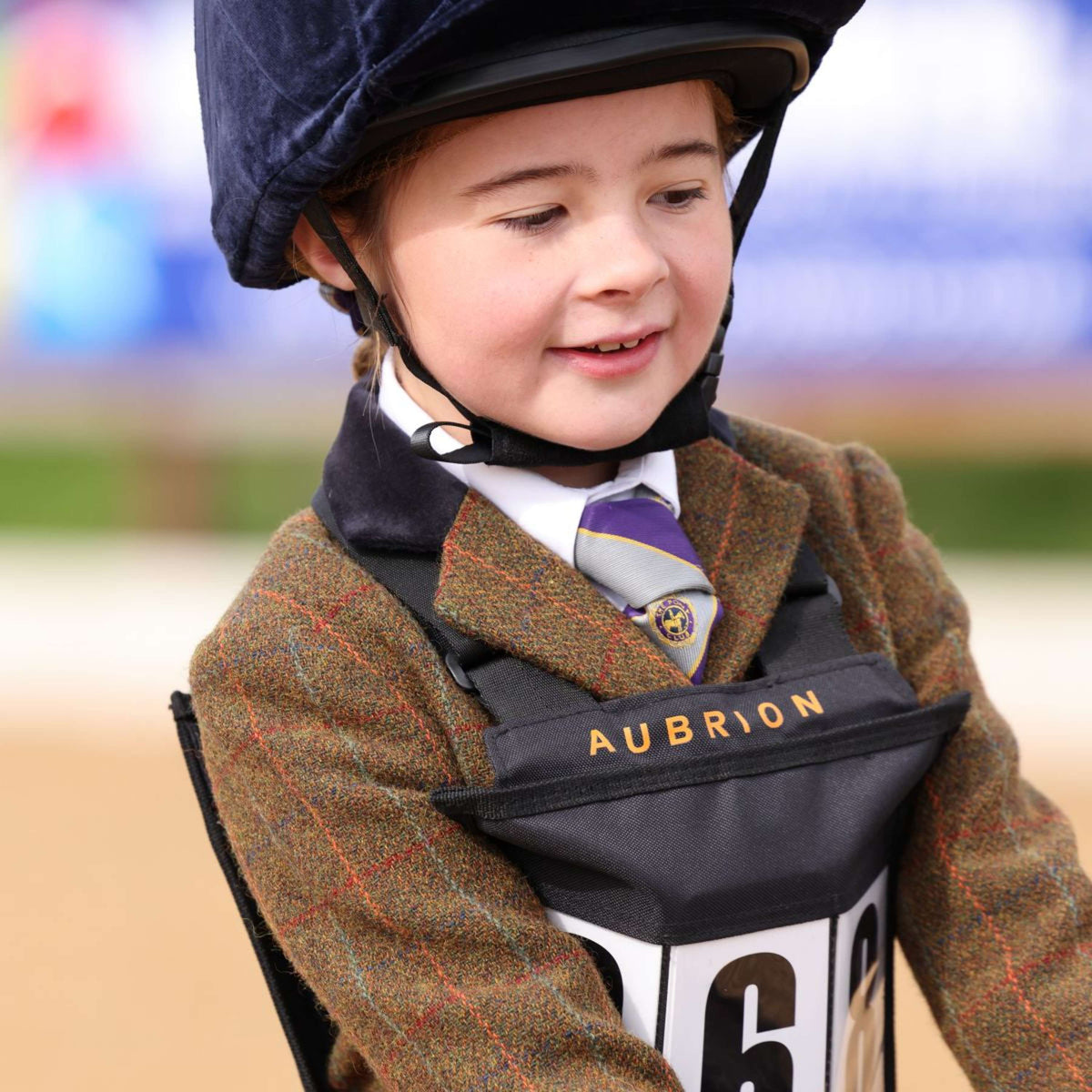 Aubrion by Shires Chaqueta de Competición Saratoga Niños Oxido Check