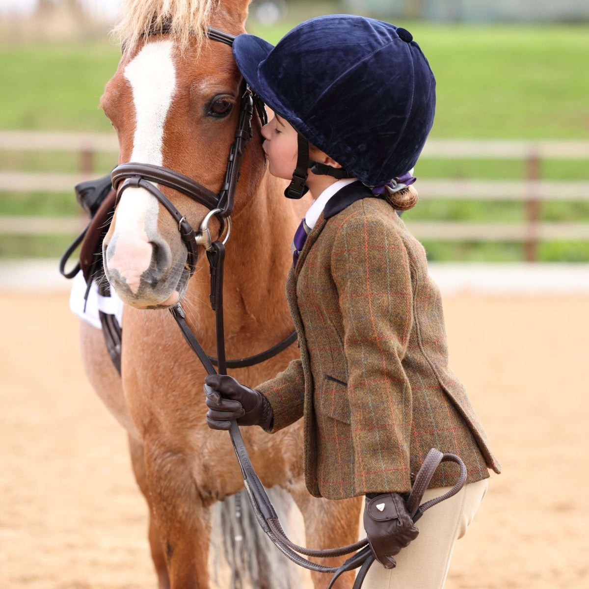 Aubrion by Shires Chaqueta de Competición Saratoga Niños Oxido Check
