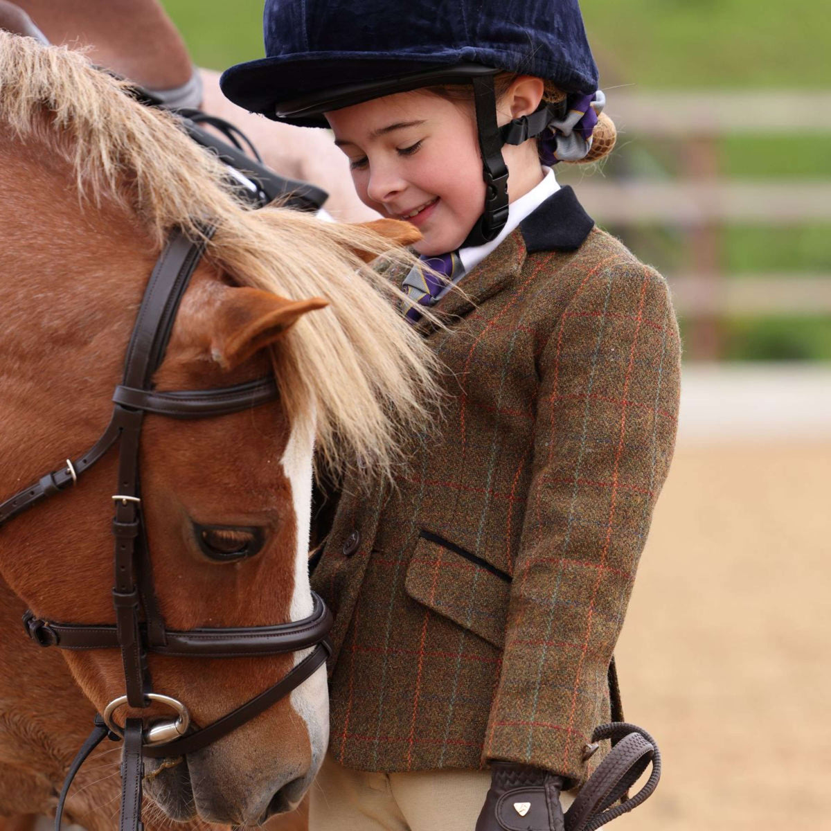 Aubrion by Shires Chaqueta de Competición Saratoga Niños Oxido Check