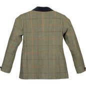Aubrion by Shires Chaqueta de Competición Saratoga Niños Rojo/Amarillo/Azul Check