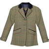 Aubrion by Shires Chaqueta de Competición Saratoga Niños Rojo/Amarillo/Azul Check
