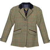 Aubrion by Shires Chaqueta de Competición Saratoga Niños Rojo/Amarillo/Azul Check