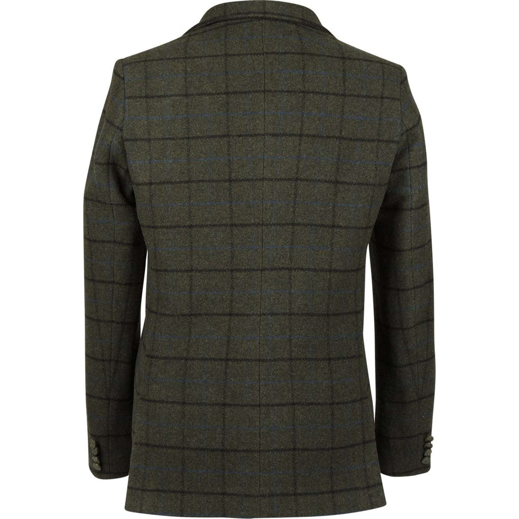 Aubrion by Shires Chaqueta de Competición Saratoga Hombres Verde Oscuro Check