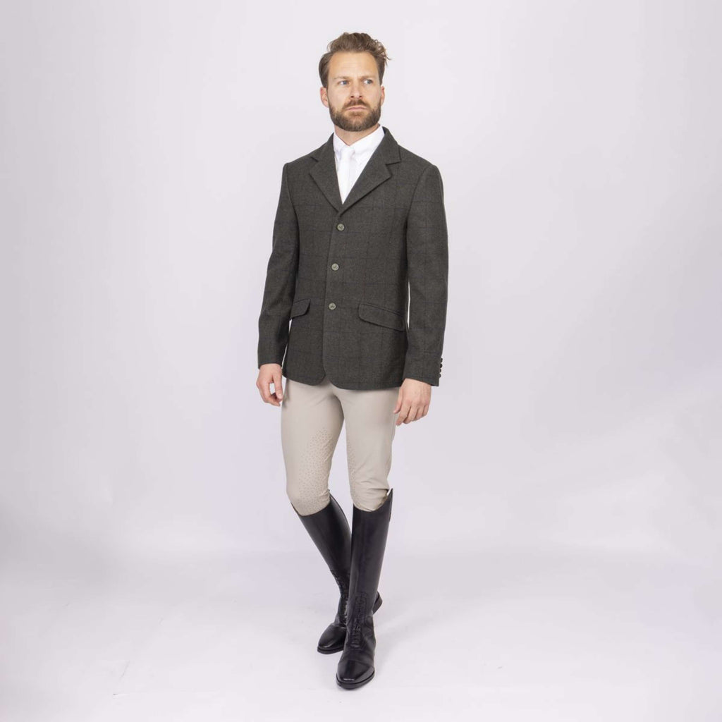 Aubrion by Shires Chaqueta de Competición Saratoga Hombres Elm Verde Check