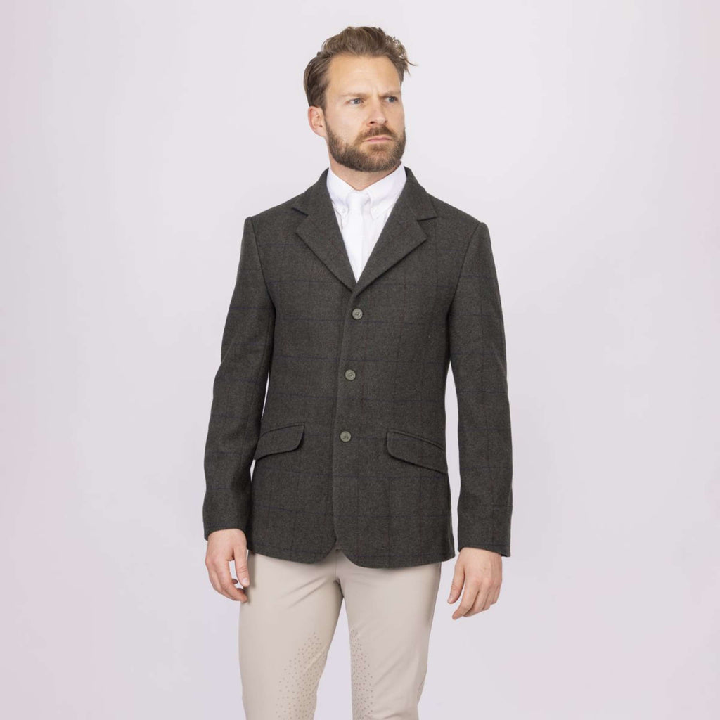 Aubrion by Shires Chaqueta de Competición Saratoga Hombres Elm Verde Check