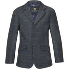 Aubrion by Shires Chaqueta de Competición Saratoga Hombres Juniper Navy Check