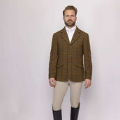 Aubrion by Shires Chaqueta de Competición Saratoga Hombres Marron Roble Check