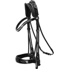 Schockemöhle Doble Brida Kensington Negro/Patente/Plata