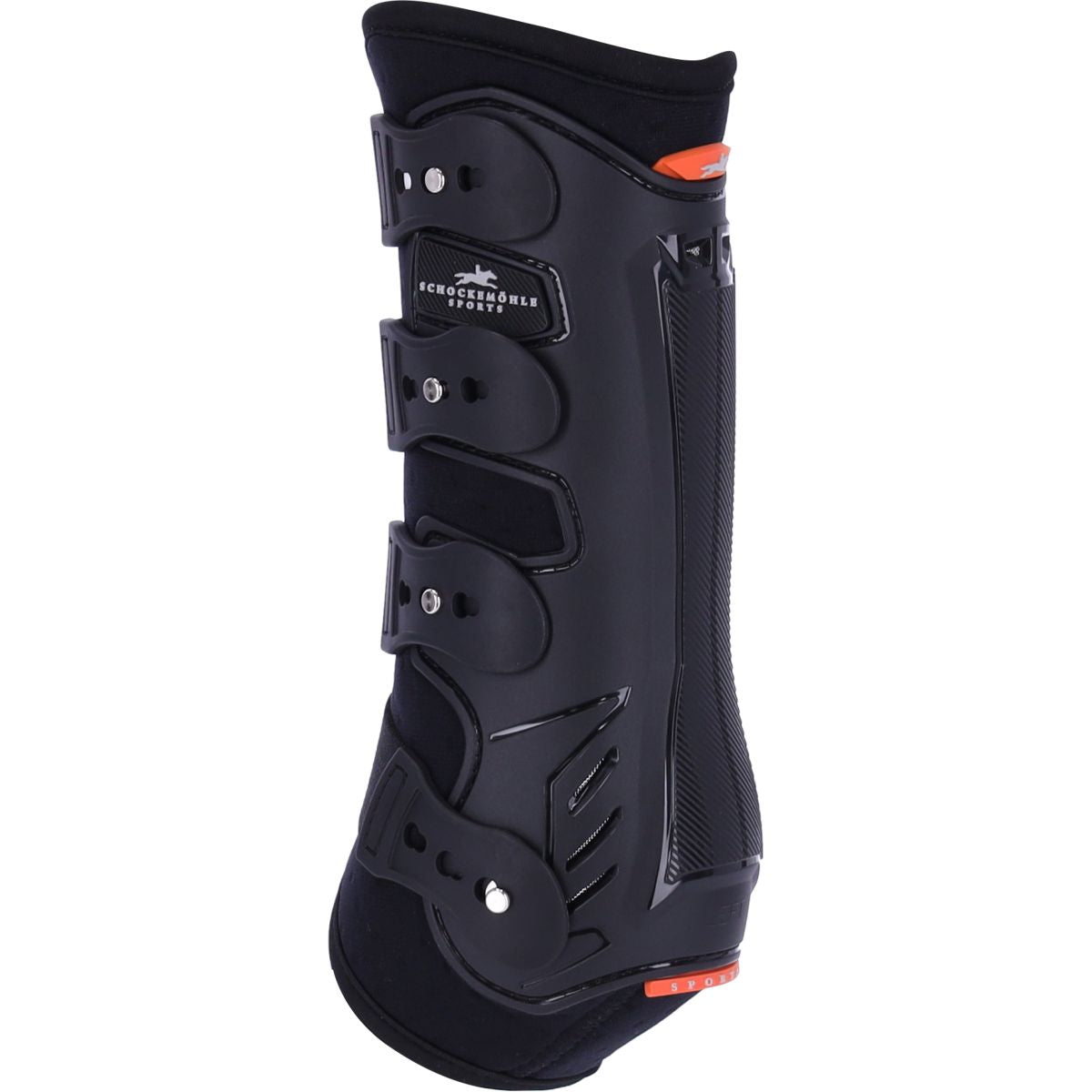 Schockemöhle Botas para tendones Air Flow Dressage Español: Atrás Negro