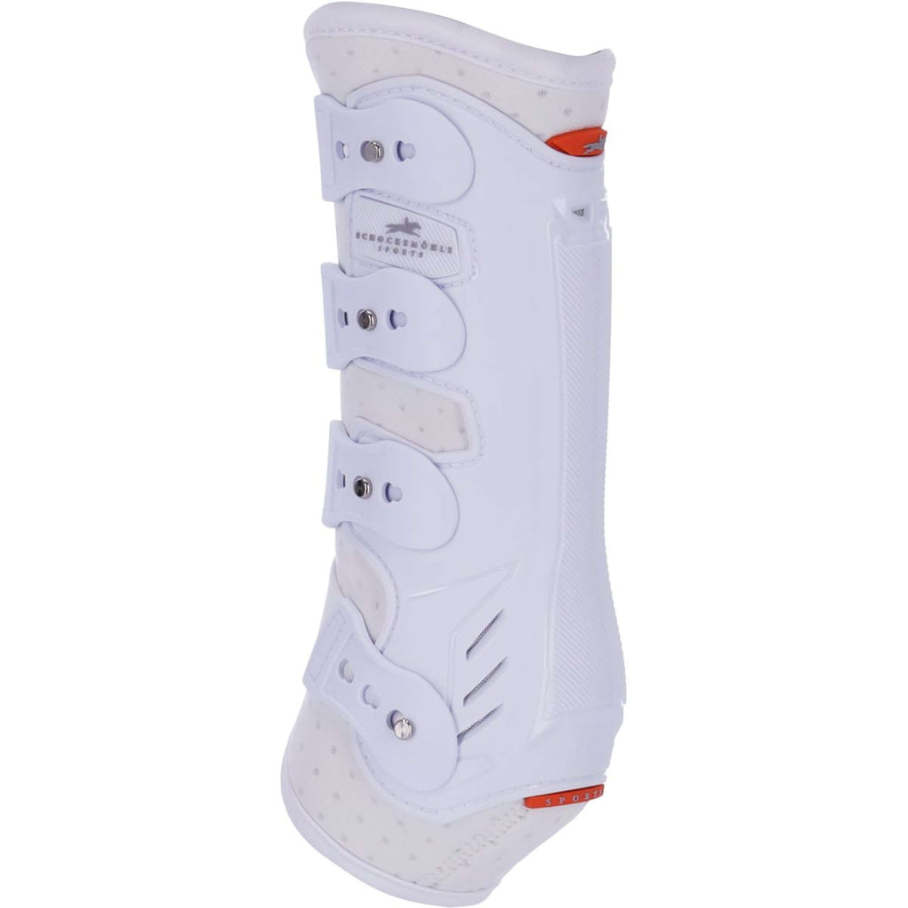Schockemöhle Botas para tendones Air Flow Dressage Español: Atrás Blanco