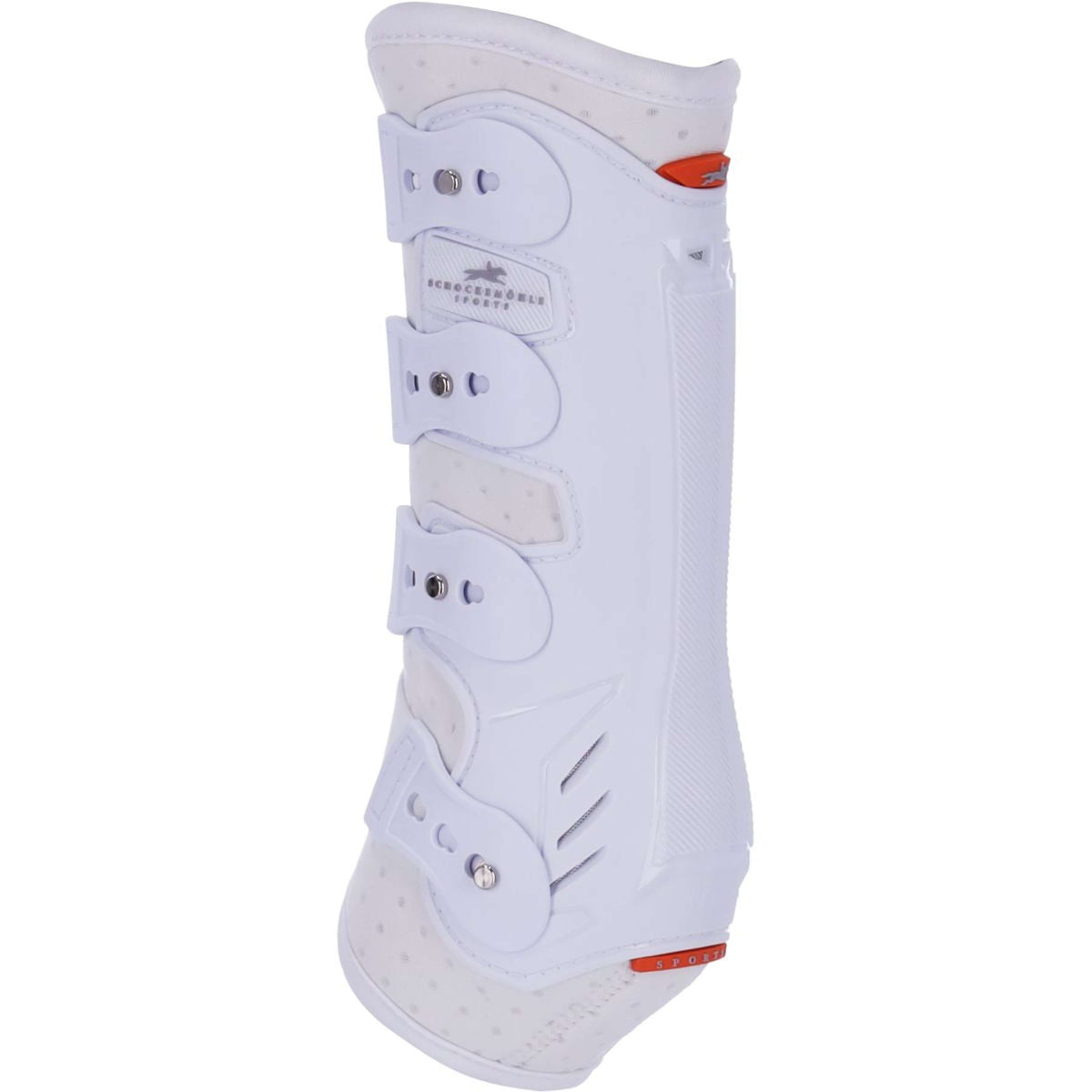 Schockemöhle Botas para tendones Air Flow Dressage Español: Atrás Blanco