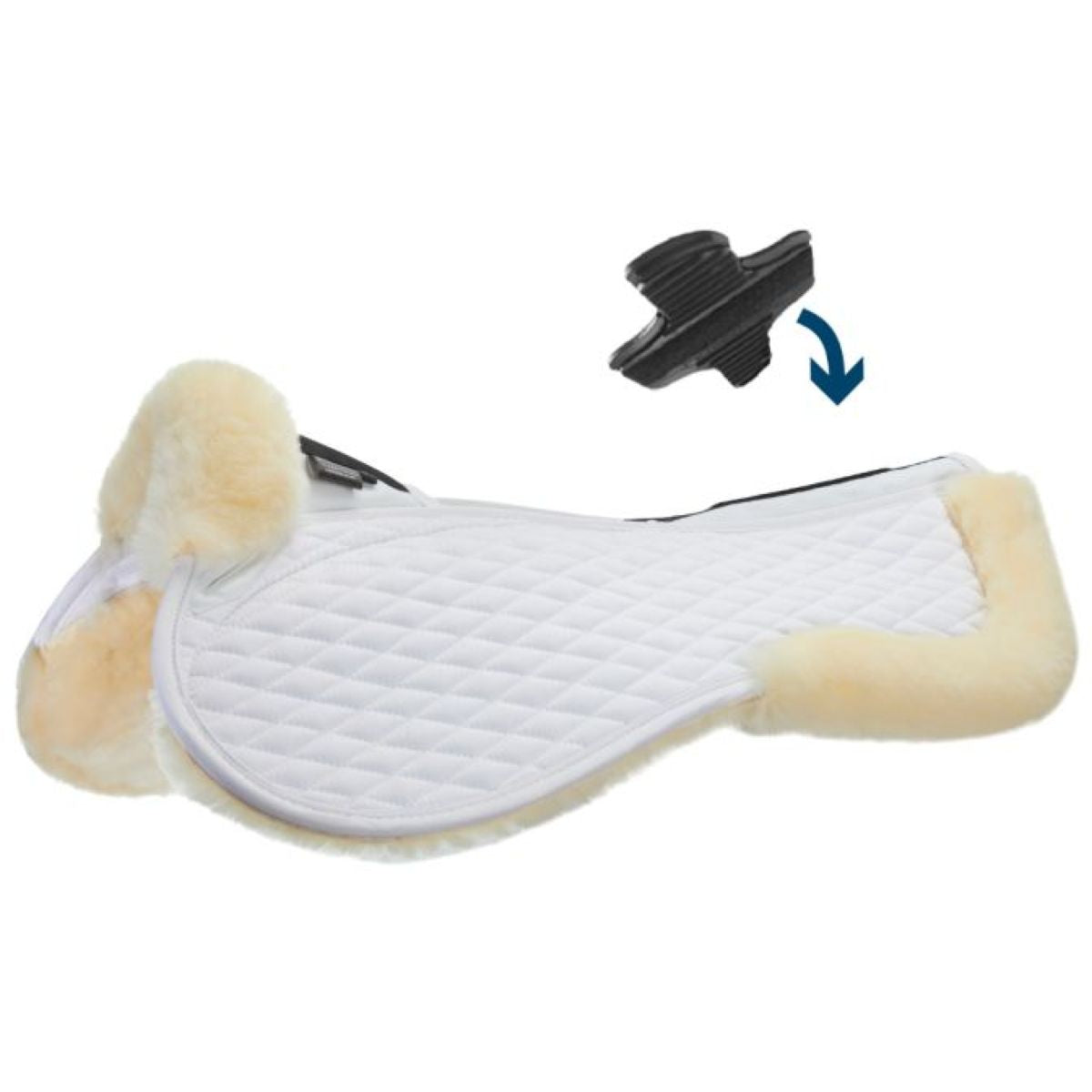 Stübben Mantilla Streamline Lambswool saltando Blanco