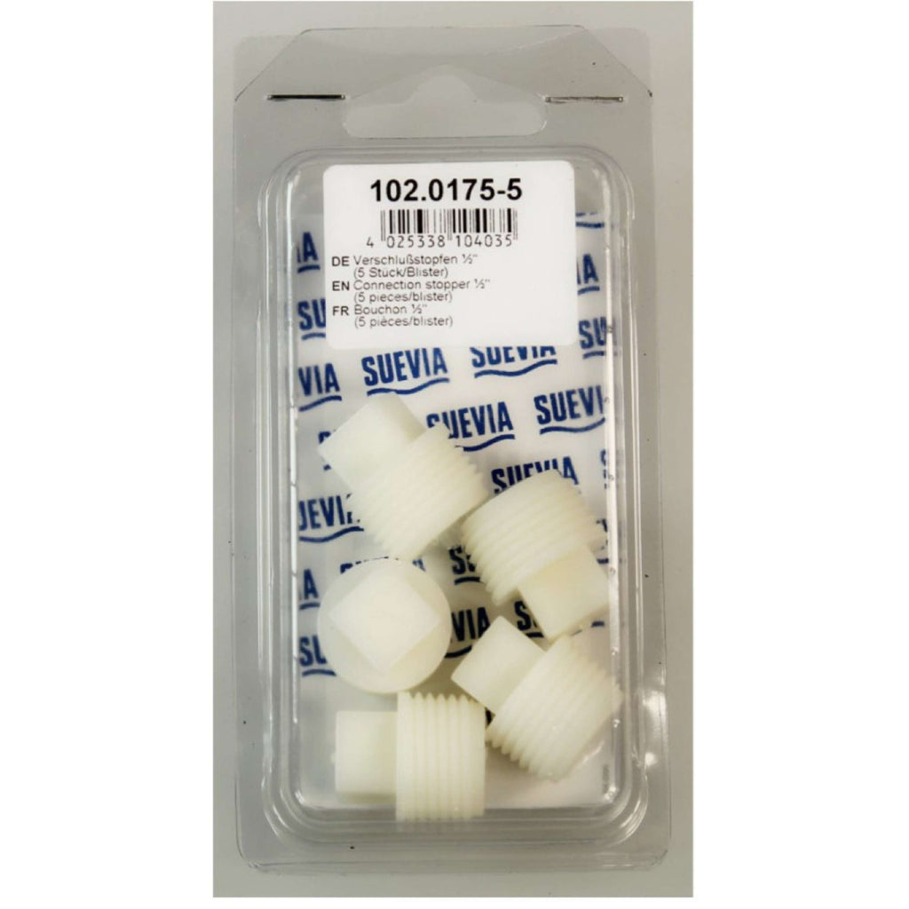 Suevia Tapón 0,5 5 Piezas Blanco