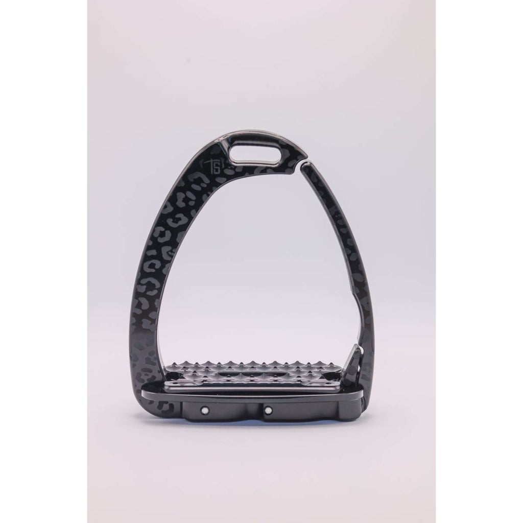 Tech Stirrups Estribos Venice Sloped Evo Leopard Black