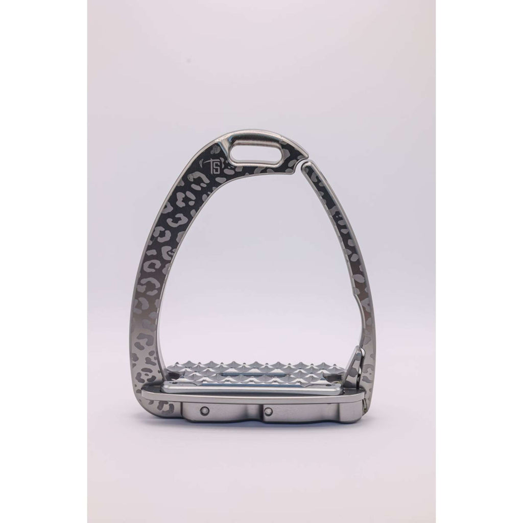 Tech Stirrups Estribos Venice Sloped Evo Leopard Titanium