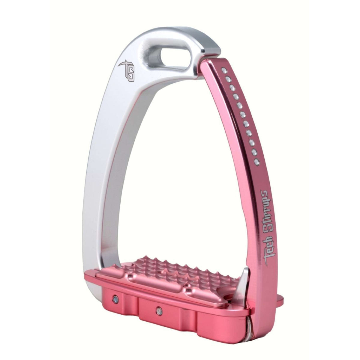 Tech Stirrups Estribos Venice Swarovski Kind Plata/Rosa