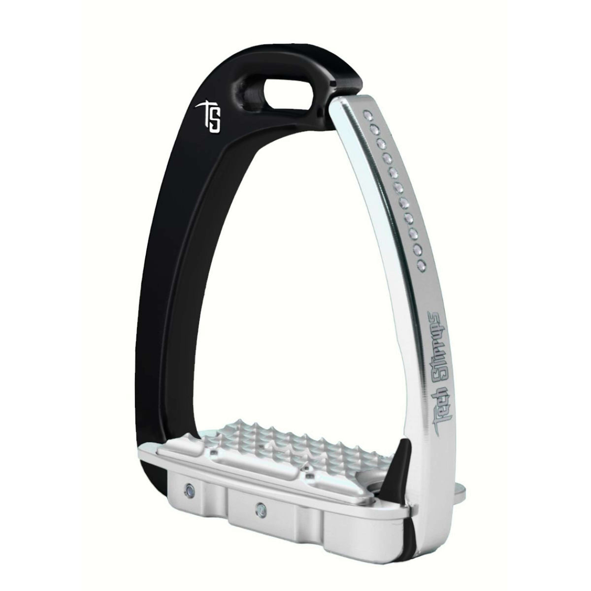 Tech Stirrups Estribos Venice Swarovski Kind Negro/Plata