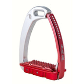 Tech Stirrups Estribos Venice Swarovski Kind Plata/Rojo