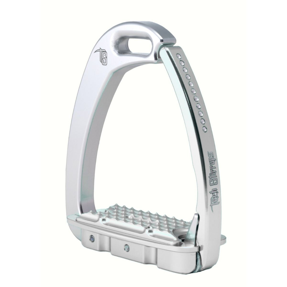 Tech Stirrups Estribos Venice Swarovski Kind Plata/Plata
