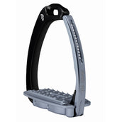 Tech Stirrups Estribos Venice Sloped Evo Swarovski Negro/Titanio