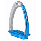 Tech Stirrups Estribos Venice Sloped Evo Swarovski Plateado Azul