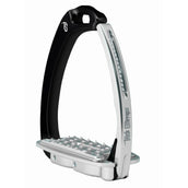 Tech Stirrups Estribos Venice Sloped Evo Swarovski Negro/Plata