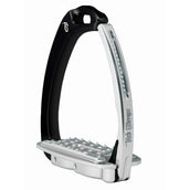 Tech Stirrups Estribos Venice Sloped Evo Swarovski Negro/Plata