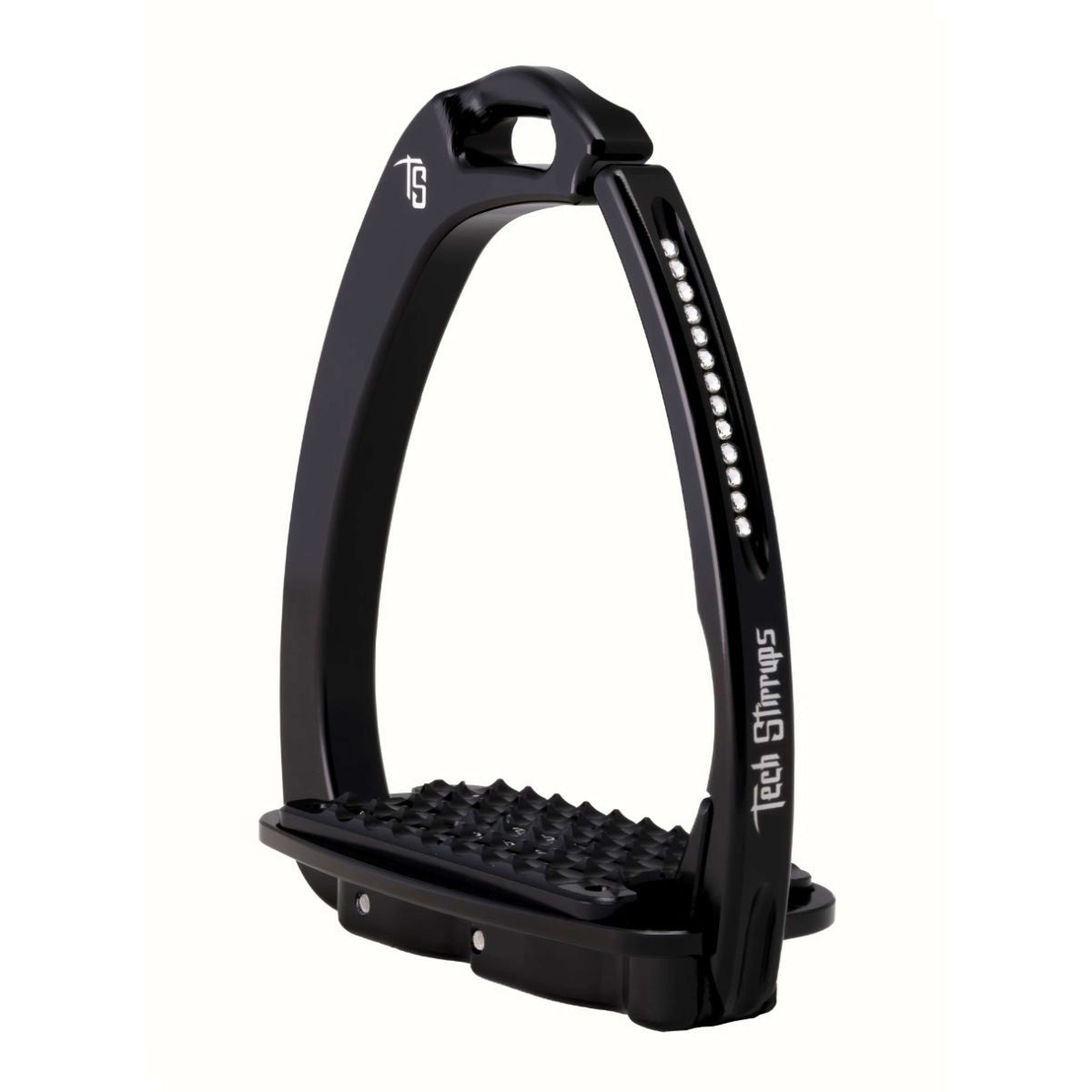 Tech Stirrups Estribos Venice Sloped Evo Swarovski Negro/Negro