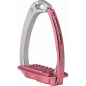 Tech Stirrups Estribos Venice Sloped Evo Swarovski Plata/Rosa