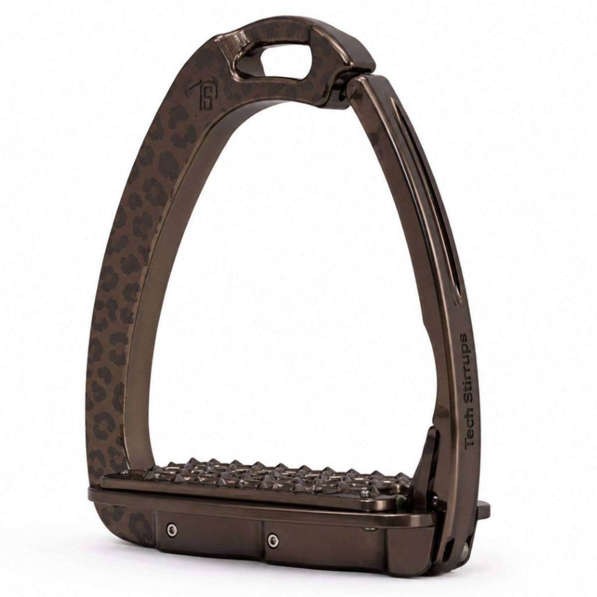 Tech Stirrups Estribos Venice Sloped EVO Leopard Brown