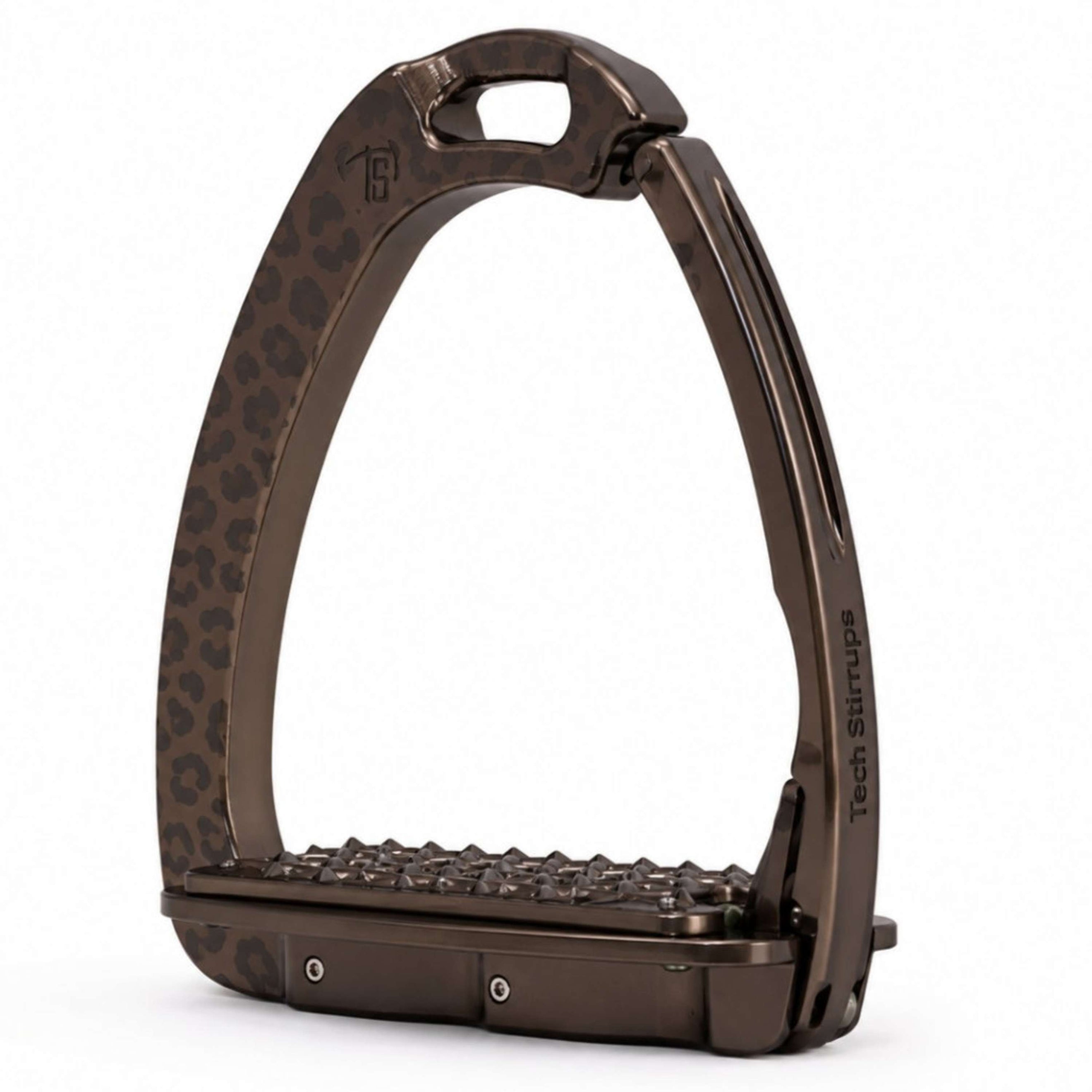 Tech Stirrups Estribos Venice Sloped EVO Leopard Brown