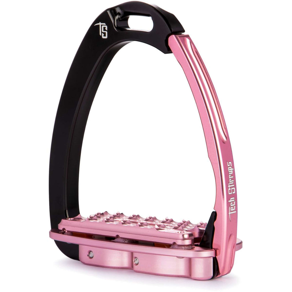 Tech Stirrups Estribos Venice Plus EVO Negro/Rosa