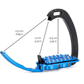 Tech Stirrups Estribos Venice Plus EVO Plata Marron