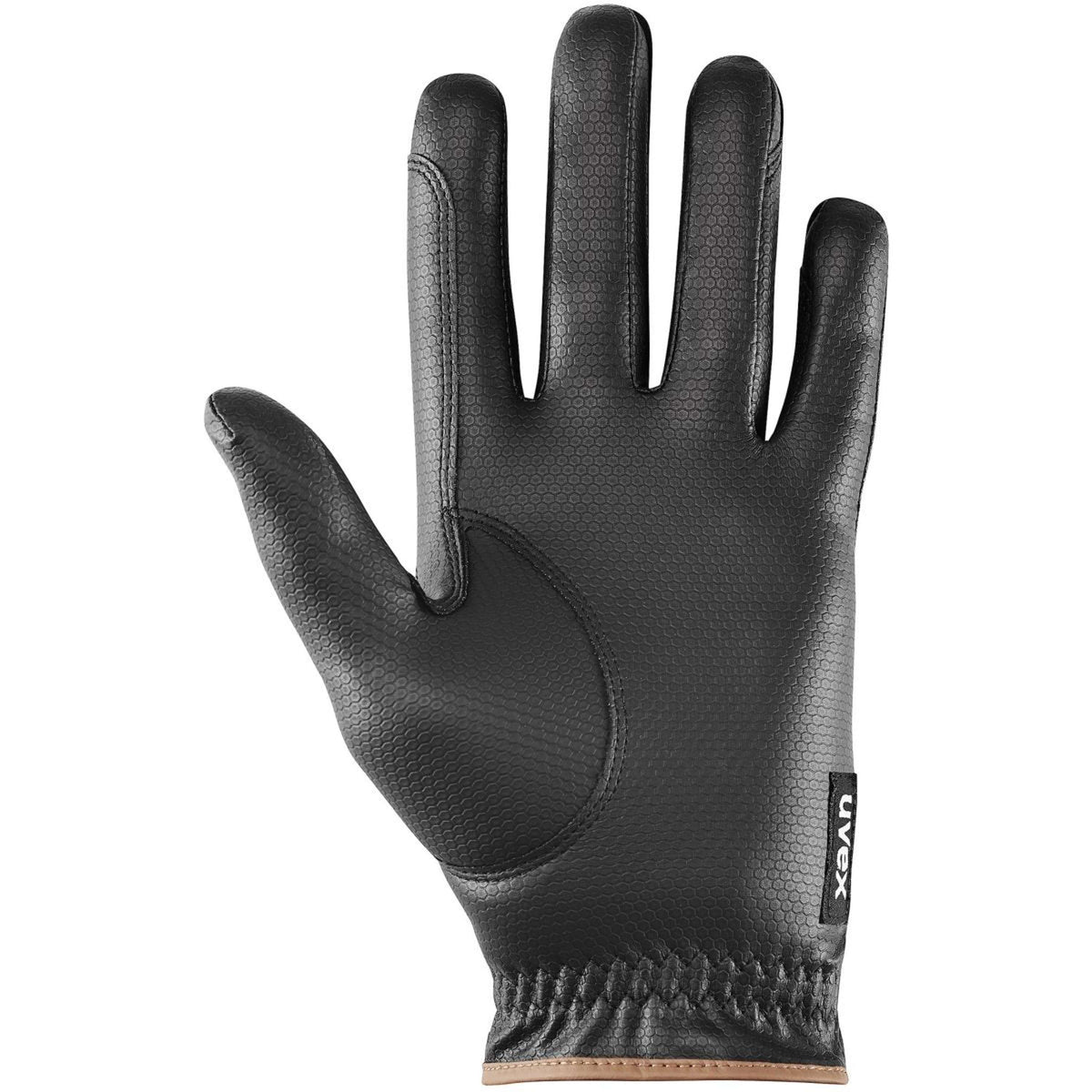 Uvex Guantes de Equitación Topstyle Negro/Caramelo