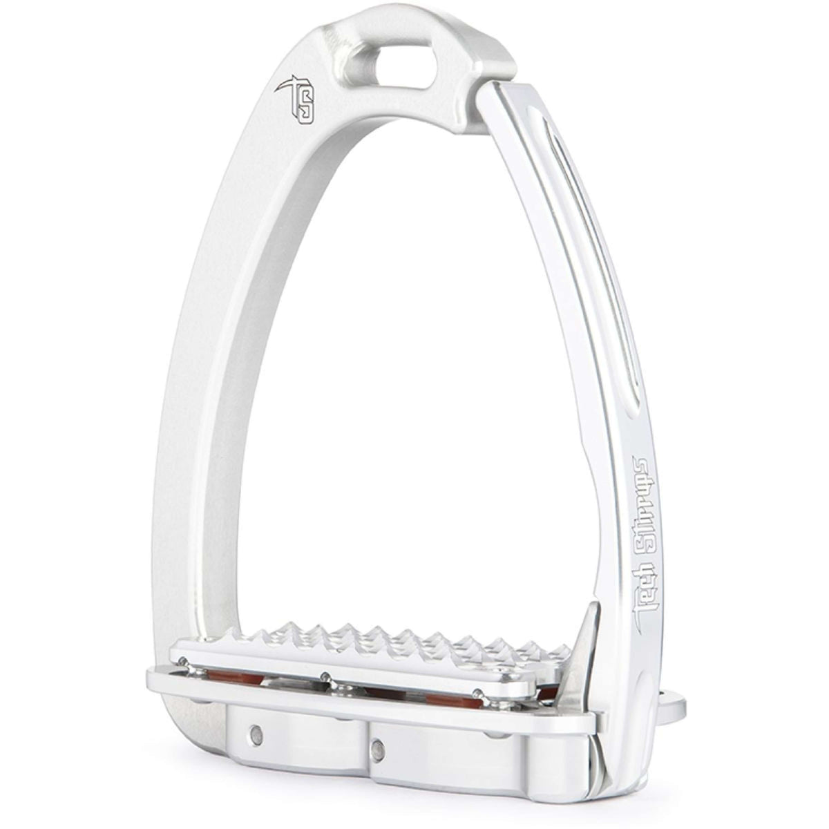 Tech Stirrups Estribos Venice Sloped Doma Plata/Plata