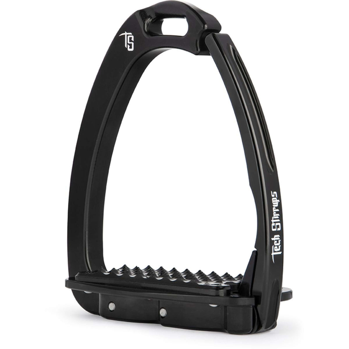 Tech Stirrups Estribos Venice Sloped Doma Negro/Negro
