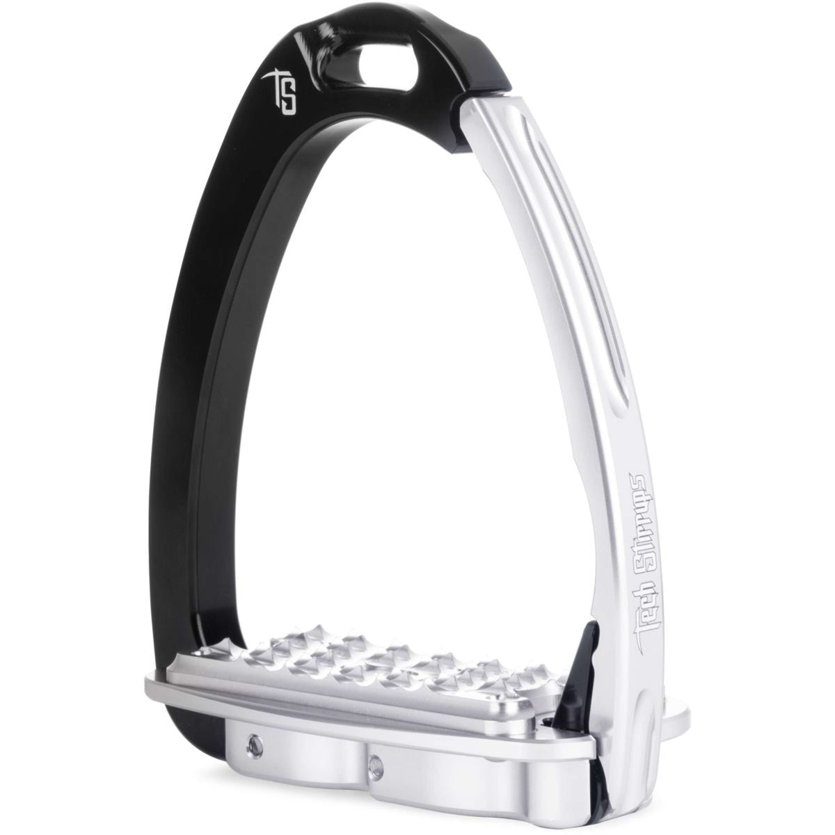Tech Stirrups Estribos Venice Sloped EVO Negro/Plata