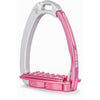 Tech Stirrups Estribos Venice Sloped EVO Plata/Rosa